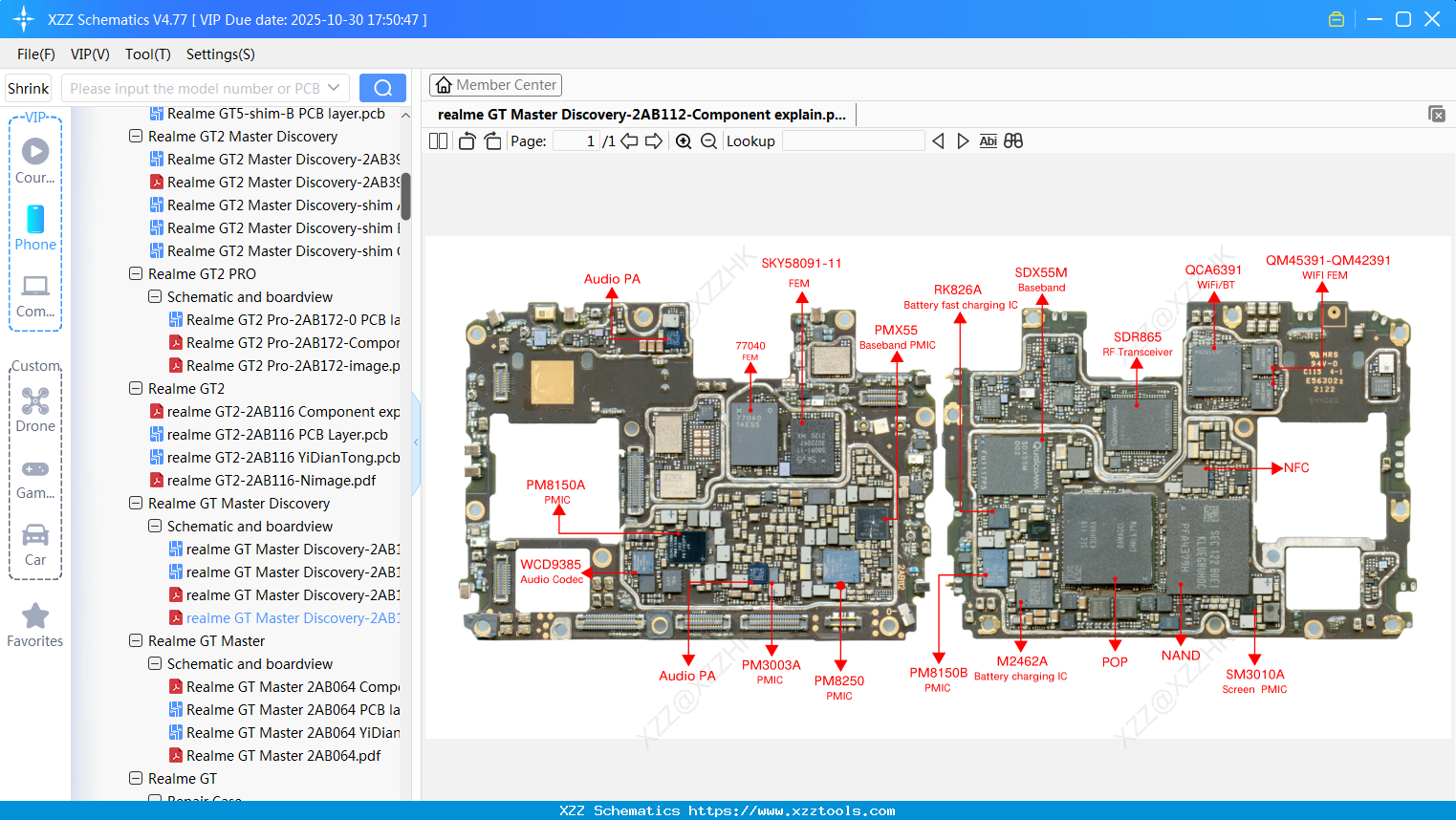 Realme GT Master Discovery-2AB112-Component Explain